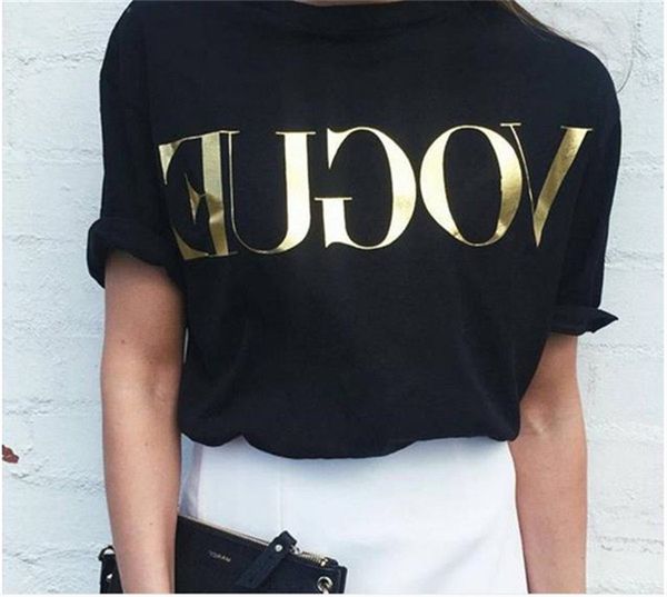 

new fashionable gold women's designer t-shirt letter print t-shirt short sleeve plus plus size female t-shirt women's designer t-s, White
