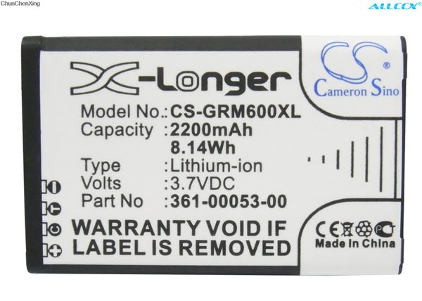 

cameron sino 2200mah аккумулятор 010-11599-00,361-00053-00 для портативного устройства garmin alpha 100, montana 600, 600t, 600т camo, 650