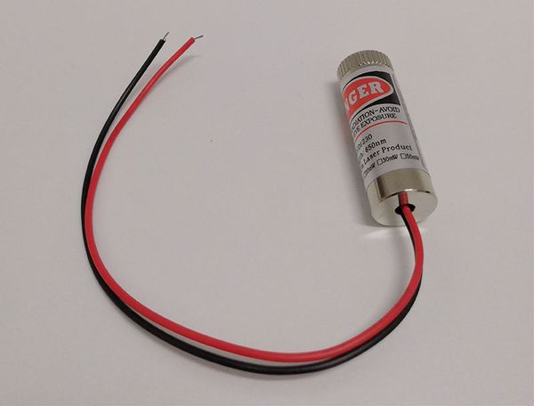 

Laser Pointer Head 650nm Red 5MW Laser Modules DC 12V 3-6V Industrial Laser Tube with Adjustable Focal Length