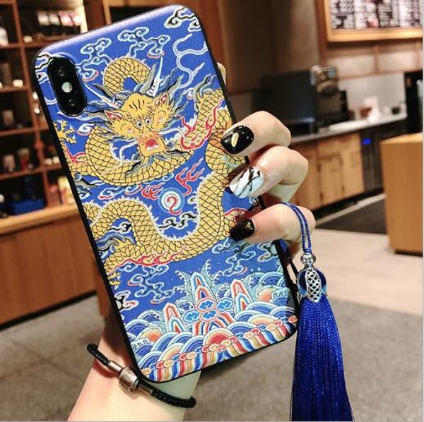 

fashion new phone case for iphonexsmax iphonexr xs 7plus/8plus 7/8 6plus/6sp 6/6s new fashion chinoiserie phone case