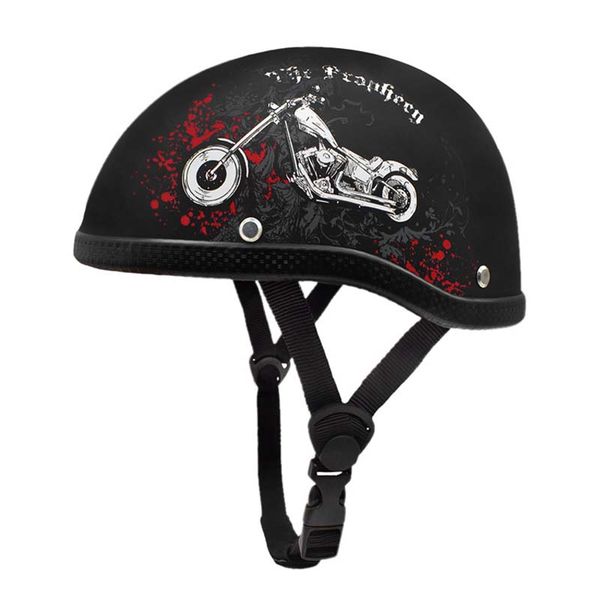 

шлем мотоцикла doodle половина лица scooter урожай ретро велоспорт scooter электрический автомобиль шлем