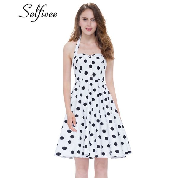 

sweet dot summer dresses short a-line sleeveless button summer holiday party dresses white casual women robe femme 2019, Black;gray