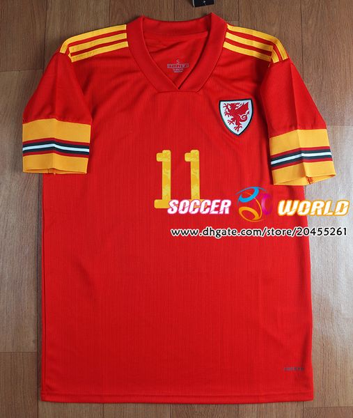 

Wale occer jer ey euro 2020 wale home red bale allen jame ram ey davie wil on cami eta maillot jer ey football hirt ize xxxl, Black;yellow
