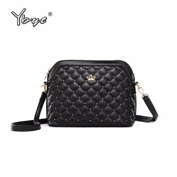 

2019 new crown strap diamond-encrusted women's bag fashion pu leather bag