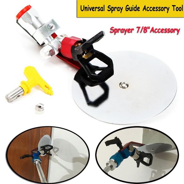 

universal airless spray guide accessory tool sprayer tip nozzle 7/8 inch color separation baffle of sprayer spray paint
