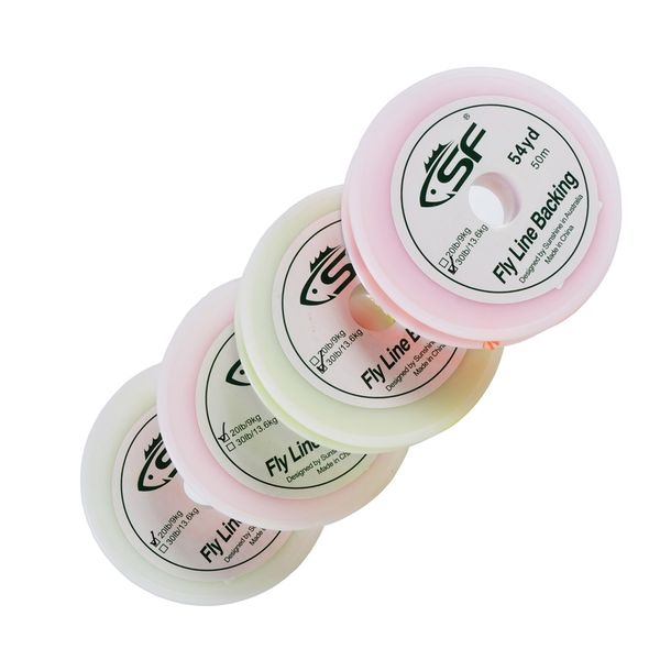 

sf 30lb 20lb 50m/54yds backing line dacron pe braided fishing trout line