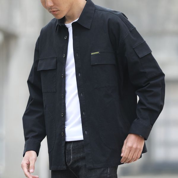 

covrlge men solid shirt long sleeve man korean fashions monday embroidery shirt male streetwear spring women shirts mcl244, White;black