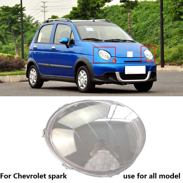

capqx 1pcs for spark front headlamp headlight lamp cover lampshade waterproof bright head light shade shell cap