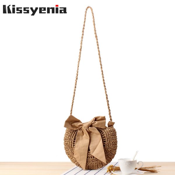 

kissyenia 2019 ins горячий пляж бали сумки ручной работы bohemian соломы сумка лето плетеная сумка сплетенная из ротанга сумки на ремне для