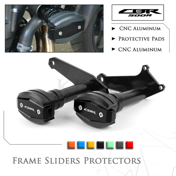 

motorcycle frame sliders anti crash pads protector guard for cbr500r 16-18
