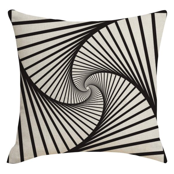 

modern style visual trap visual disordered line hug pillowcase home decoration home textile art nature decor