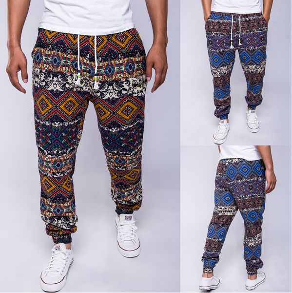 

men's leisure pants fashion style 2020 multi colors m-xxl sizes men cotton and leisure tie trousers pantalon hombre, Black