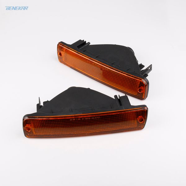 

benekar front left right fog turn light lamp amber for landcruiser 1991-1998