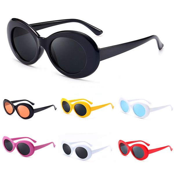 

wholesale-new fashion retro vintage womens mens designer oversized hiphop sunglasee glasses #88683, White;black