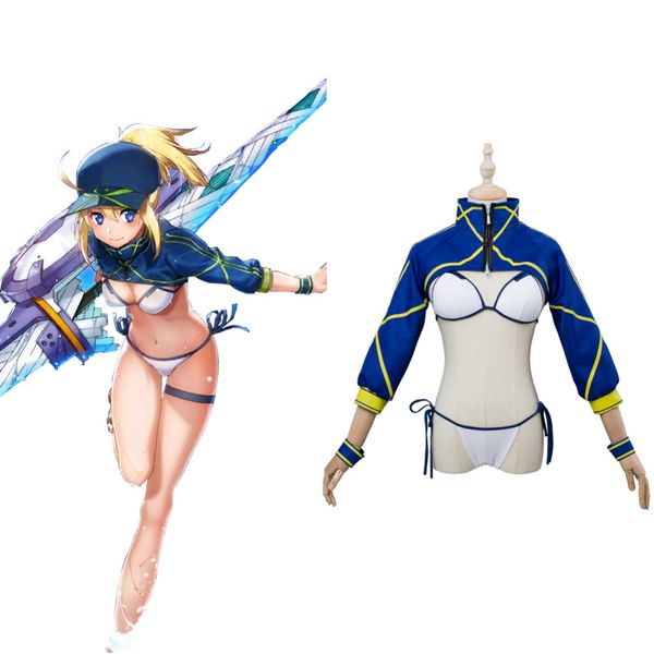 

fgo fate grand order cosplay mysterious heroine x swimsuit cosplay costume halloween carnival costumes for women, Black