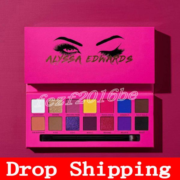 

Drop hipping eye hadow palette ly a edward 14 color eye hadow with bru h himmer matte eye hadow hill beauty palette epacket free