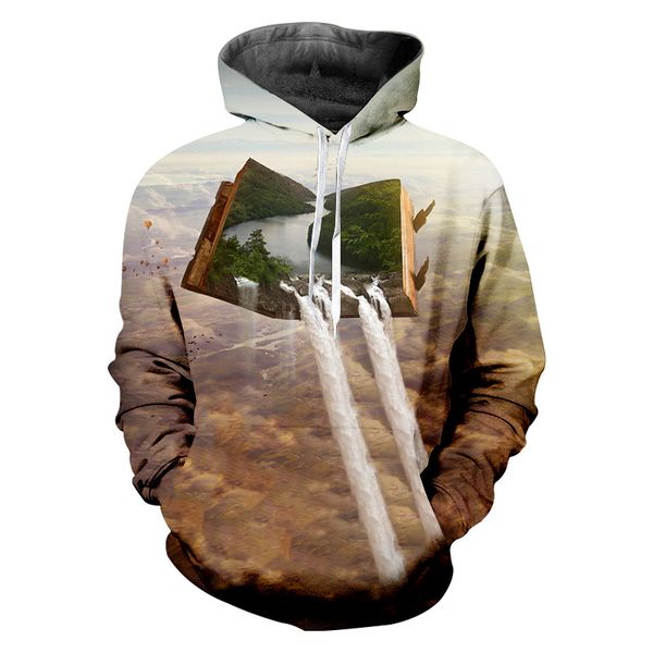 

3d novelty hoodies graphic print animal hoodies pullover sweatshirt autumn winterchristmas hoodie tracksuit custom s-6xl, Black