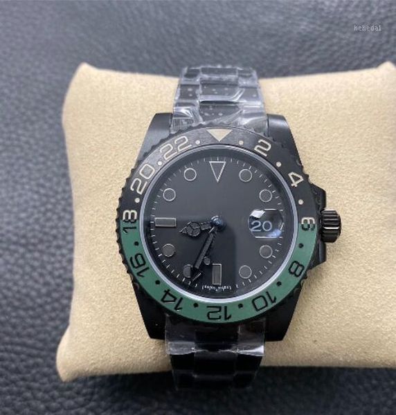 

men watches 2836 movement wristwatches 41mm men gmt watches 150m waterproof casual stainless steel watches1, Slivery;brown