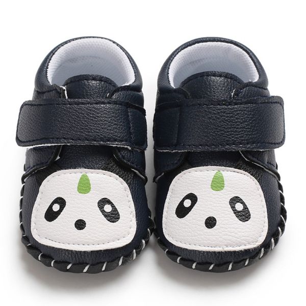 

infant shoes cute baby boys breathable cartoon pattern anti-slip shoes sneakers soft soled walking first walkers, Black