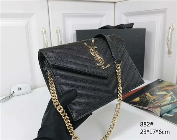 

100 13 loui 13 vuitton women chain bag michael 999 kor houlder handbag luxury me enger package 13 y l cro body package, Black;brown