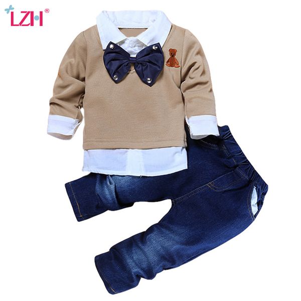 

children clothing autumn spring toddler boys clothes outfit suit kids clothes tracksuit for boys clothing sets 2 3 4 5 6 7 year, White