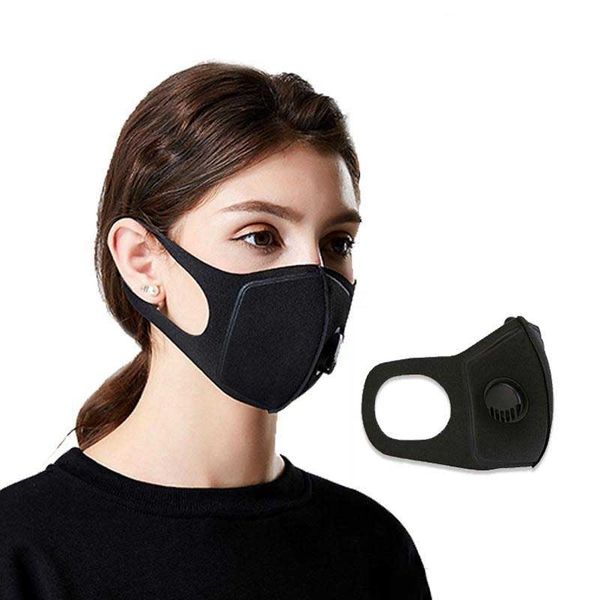 

dhl shipin stock dustproof breathing collagen crystal face valve sponge washable reusable anti-dust fog pm2.5 with ten mask cycle f