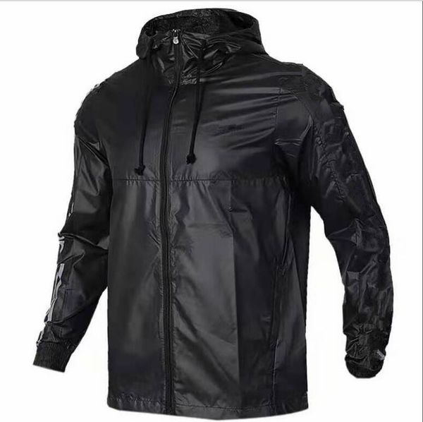 

2019 new fa4677 brand windbreaker summer sunscreen reflective jacket men thin light male jackets wind breaker autumn men's coats, Black;brown