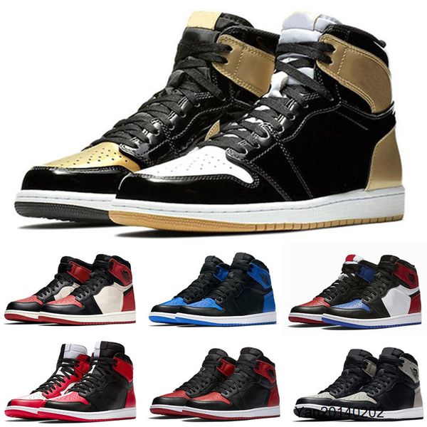 

1s mens basketball shoes 1 3 bred chicago og game royal blue sneakers women men sports trainers size 7-11