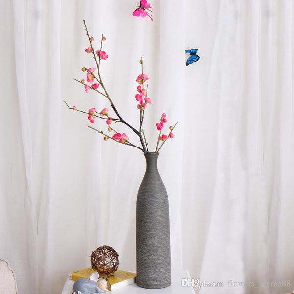 

artificial flowers home decor plum blossom branch silk flowers arrangement fake wintersweet floral branches table centerpieces wedding decor