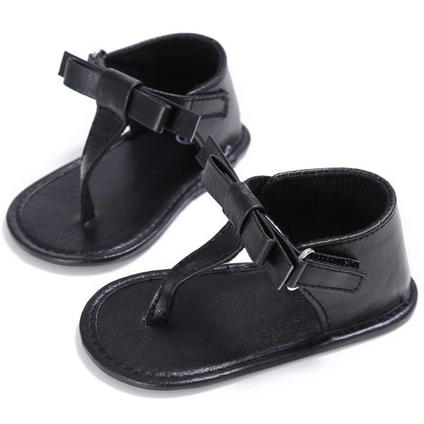 

sandals telotuny toddler girl crib shoes born solid color soft sole anti-slip baby sneakers children girls, Black;red