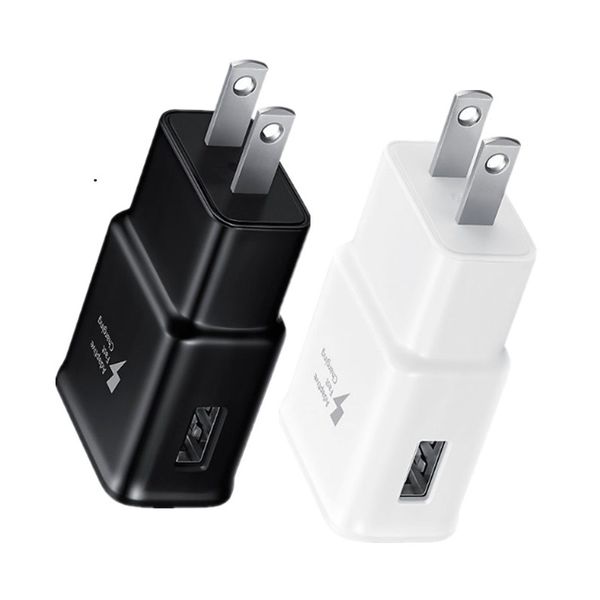 

Быстрое адаптивное зарядное устройство Eu US Plug Адаптер питания Travel для Samsung Galaxy S6 S7
