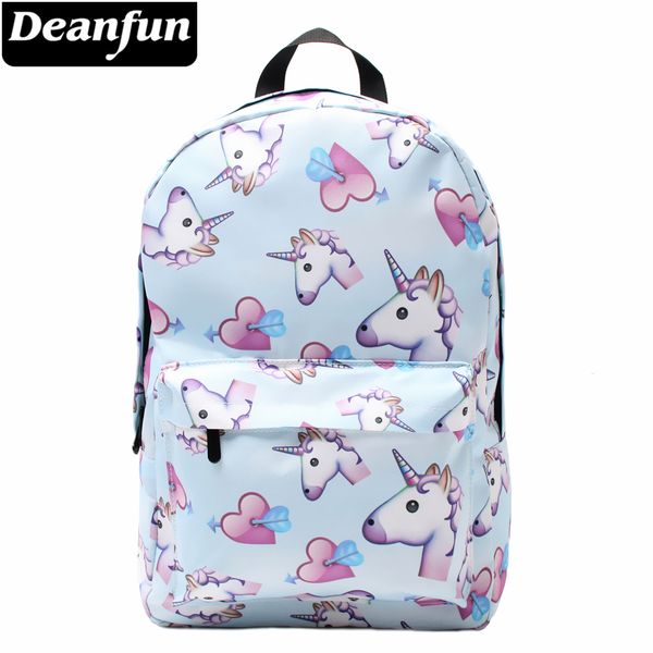 

deanfun unicorn backpack 3d printing cute gift for girls shoulder schoolbags 80015