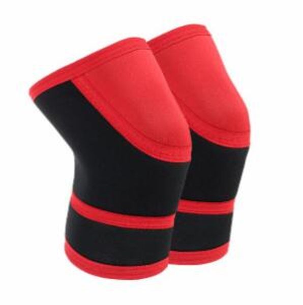

protective gear outdoor knee sleeves 7mm neoprene support for weightlifting, powerlifting & squats knee pads sports goods protector, Black;gray