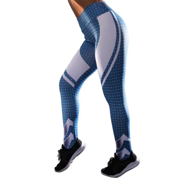 

brand women leggings geometric cellular digital printedÂ leggings high waist leggin pants new stylish fitness leggingsÂ, Black