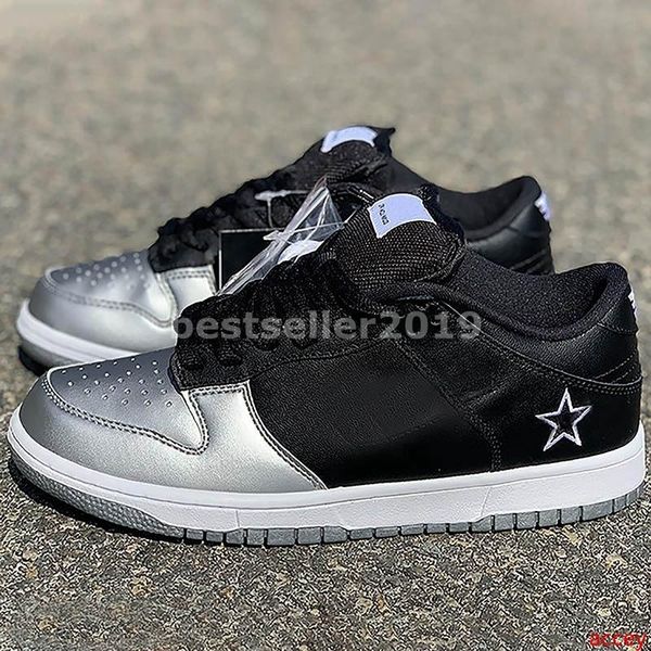 

new sup sb dunk low pro designer ck3480-001 metallic silver white red black sneakers men women sport shoes trainer basketball shoes