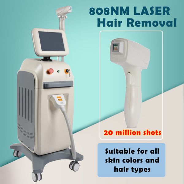 

2019 808 soprano hair laser removal good laser hair removal machines 808nm fiber coupled laser diode hair remover, Black;white