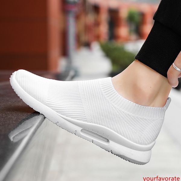 

causal shoes all white black comfortable designer shoes black white fly outdoor jogging walking sneakers sports shoes