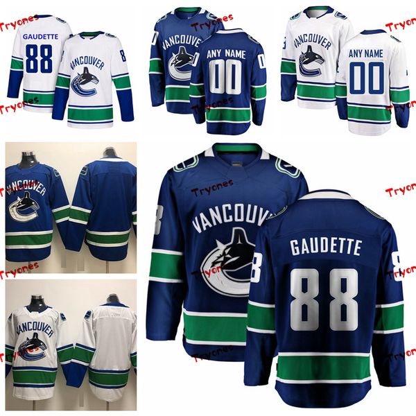

2019 vancouver canucks adam gaudette stitched jerseys mens customize home blue shirts 88 adam gaudette hockey jerseys s-xxxl, Black;red