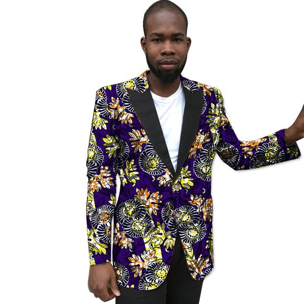 

african print men suit jacket african festive blazers for party fashion man's suit men clothing customize, White;black