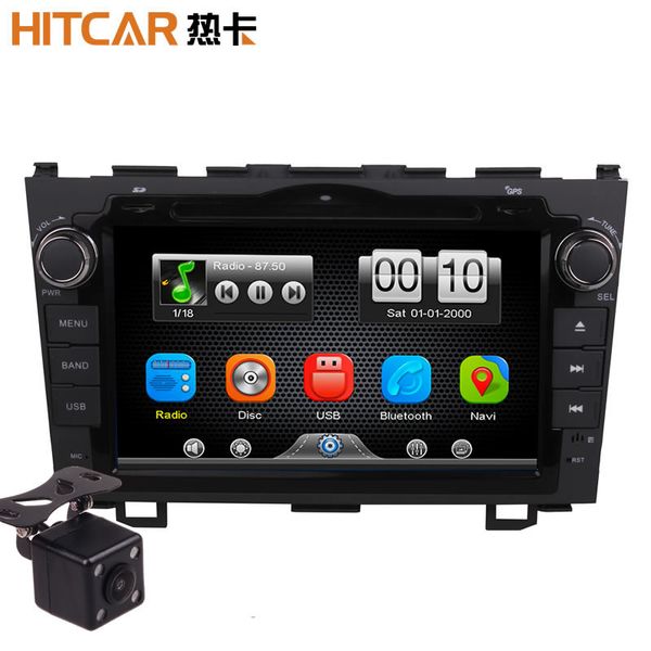 

car in dash 2din dvd video mp3 player radio bluetooth head unit stereos with reverse camera 4 crv 2007-2011 (without gps) car dvd