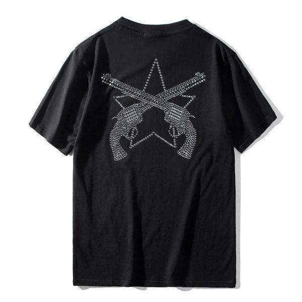 

20ss famous designer men t shirt summer men women cotton short sleeves couples casual black t shirt size s-2xl, White;black