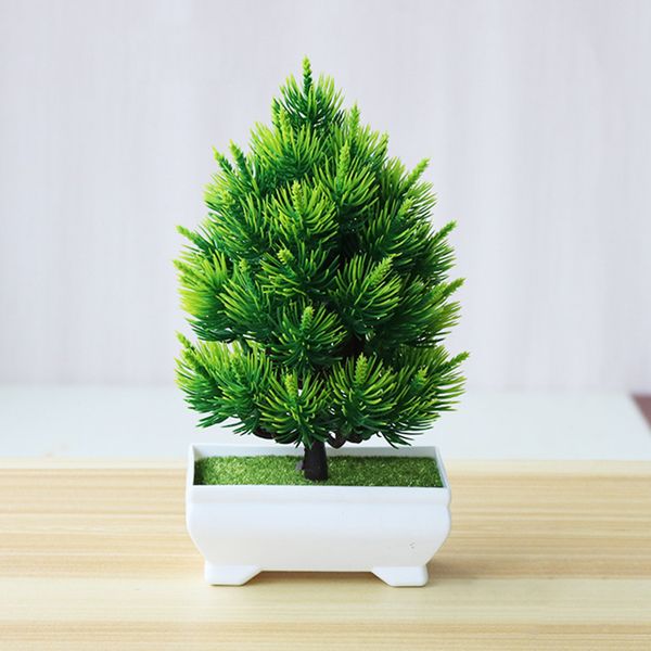 

artificial pine tree bonsai small tree pot plants fake flowers potted ornaments for home decoration l garden decor