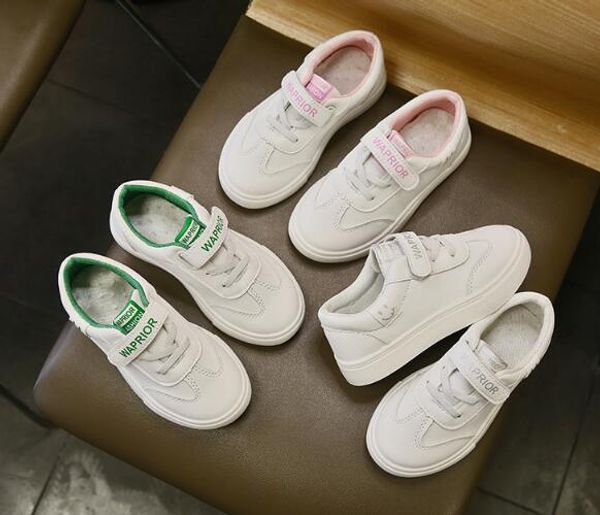 

children's white casual shoes for girls and boys, Black;red