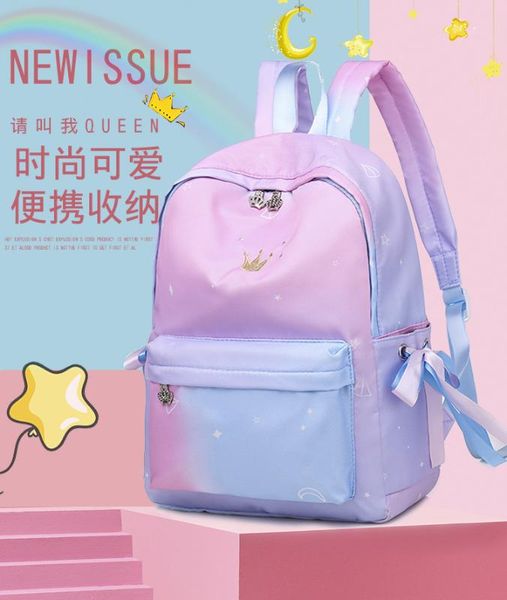 

2020 new fashion gradient women's backpack