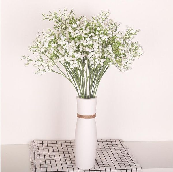 

colorfull artificial fake gypsophila bouquets silicone real touch flowers baby breath flowers for wedding home party festive decoration