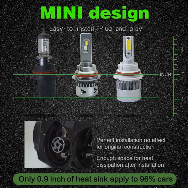 

new products new generation automotive bulbs led h1 h3 h8 h9 h4 h7 h11 9012 led 880 881 9008 h13 9004 9007 auto headlights 9