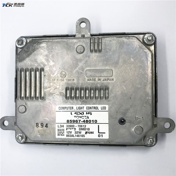 

1x yck original 8596748020 8596748010 headlight computer light control led module r01 r34 3380070613 l01 l34 3390070613 12v used