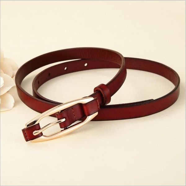 

woman designer belt first layer pure cowhide fashion retro belt high end luxury leather belt air sneakers, Black;brown