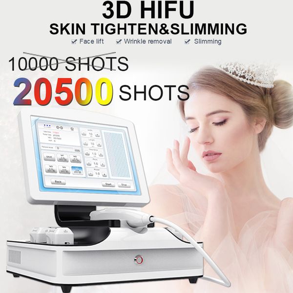 

2020 new portable 3d hifu focused ultrasound anti-wrinkle machine body slimming machine 20,500 s fda ce