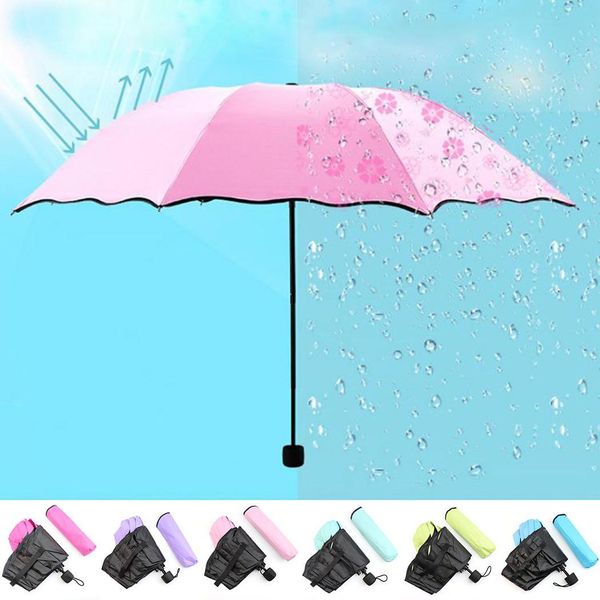 

fashion umbrella durable useful thickening parasols manual creative waterproof polyester umbrella plastic 95cm/37.4inch manual